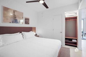 Rest easy in our comfortable king-size bed.