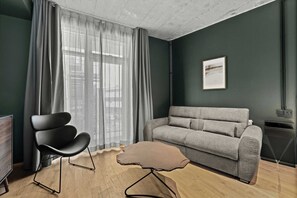 Seating area, sofa bed