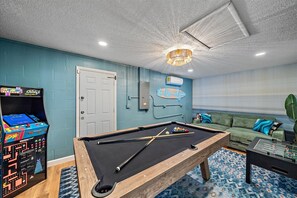 Game On! Pool, foosball, and arcade games – endless fun awaits!