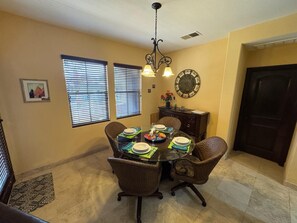 El Dorado Ranch San Felipe Vacation Rental Condo 11-2   Dining room