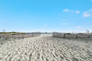 Steps form the beach
