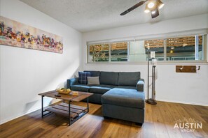 Open space vibes! Lounge, dine, and unwind all in one comfy and stylish setup!