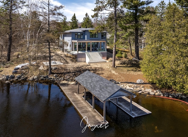 Cottage & Covered Dock