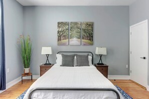 Soft linens, plush pillows, and the perfect place to unwind—because every getaway deserves a cozy bed.