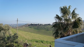 Vue depuis lâhĂ©bergement