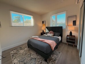 Bedroom three with smart TV
