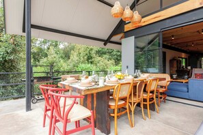 Comedor exterior para 9 personas 