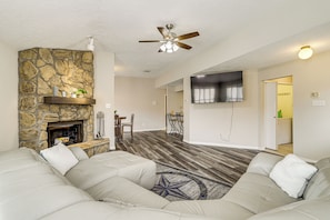 Living Room | Smart TV | Single-Story Home