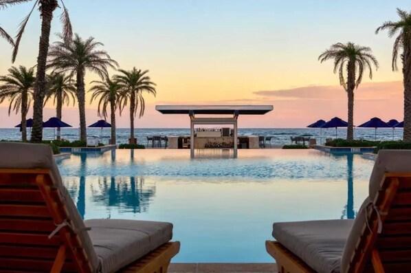 Vista a la piscina