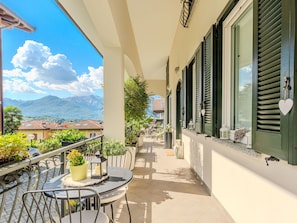 Balcony, Apartment, Chair, Houseplant, Outdoor Furniture, Porch, Flowerpot, Eco Hotel, Hotel, Outdoor Table