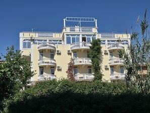 Fassade der Unterkunft
