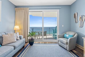 Living Area with Balcony