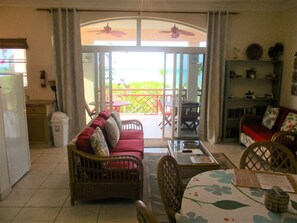 View from lounge to sea
