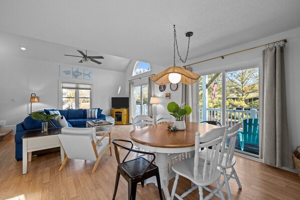 Dining Room into Living Room