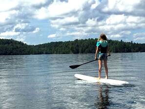 Paddle board or kayak from your private beach