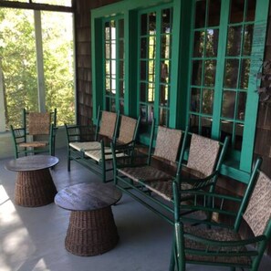 Front porch of Main Camp