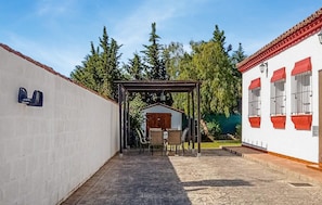 outside