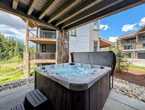 Private hot tub #summer