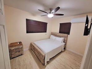 Bedroom with smart TV