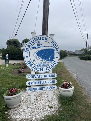 Located in private Matunuck Point Beach Club - 5 min walk to beach
