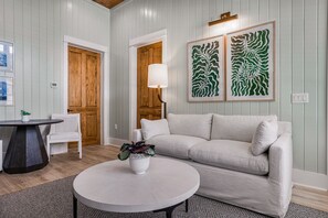 Private Living Room with Premium Sleeper for Cottage C