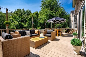 Lounge the day away in the fresh air while you grill up a feast!
