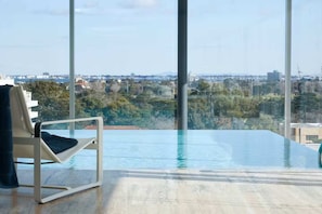 Infinite pool with views