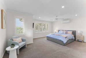 Comfortable and private, with a restful queen bed.
