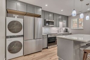 Stay fresh with the in-unit washer and dryer for ultimate convenience.