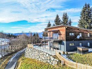 Himmel, Haus, Zuhause, Hütte, Steigung, Winter, Lärche, Einfrieren, Schnee