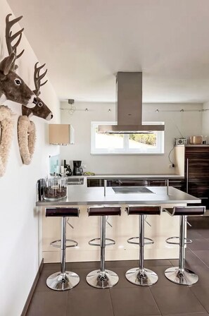 Möbel, Küche, Interior Design, Countertop, Light Fixture, Küchengerät, Beleuchtung, Flooring, Haushaltsgerät, Decke