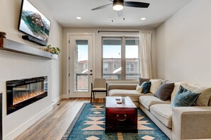Main Living Area With Custom Electric Fireplace