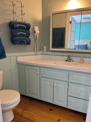 Master bath off master bedroom