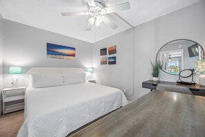 Cozy Bedroom with Ceiling Fan