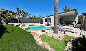 Outdoor inground pool available year round (unheated), shared with other Villa (owners) please read all pool rules in the house rules.