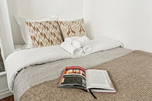 All bedding and linens are provided and you'll find the bed made on arrival