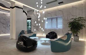 Sala de estar en el lobby