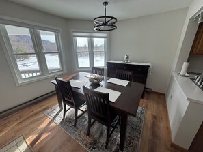 Sunny dining area