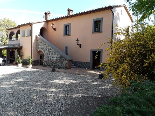 Front of the house in May