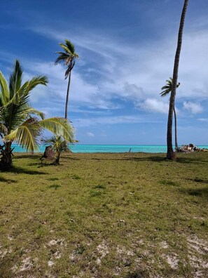 Utsikt mot havet/stranden