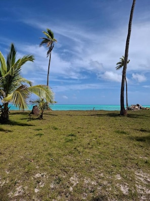 Utsikt mot havet/stranden