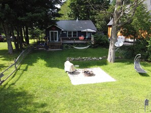 Waterside yard