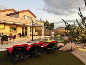 Full back yard 