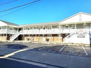 Front of complex.