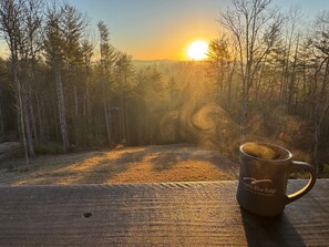 Vue depuis l’hébergement