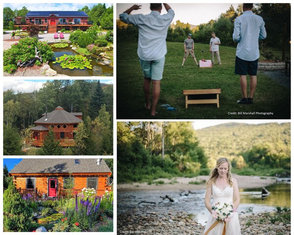 Bretton Woods' most unique development, the Moose Lodge and Cabins, offers three homes on 32 pristine acres with year-round recreation and a fairytale setting. Perfect for large gatherings, weddings, and unforgettable adventures!