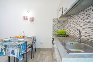 Kitchen and dining area
