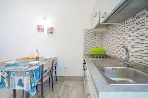 Kitchen and dining area