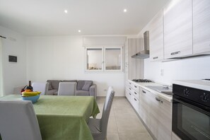 Kitchen and dining area