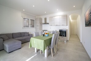 Kitchen and dining area